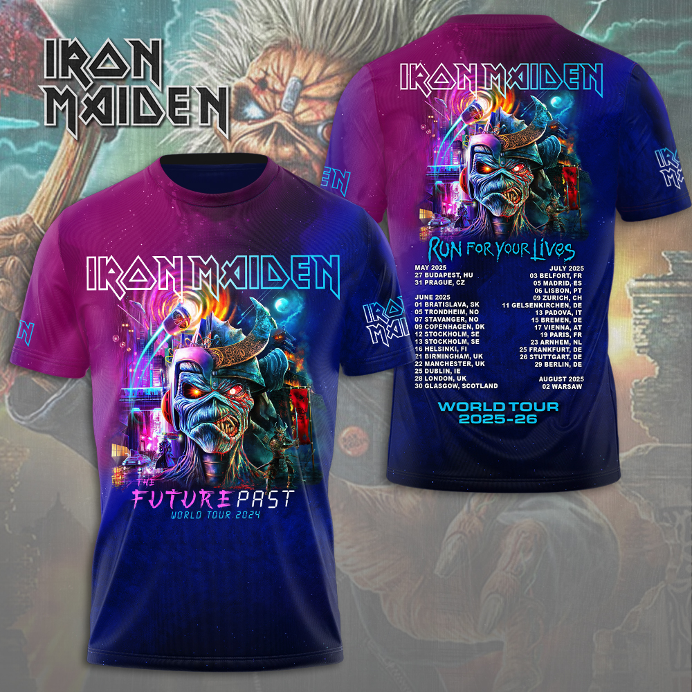 Iron Maiden Gig Poster Shirt