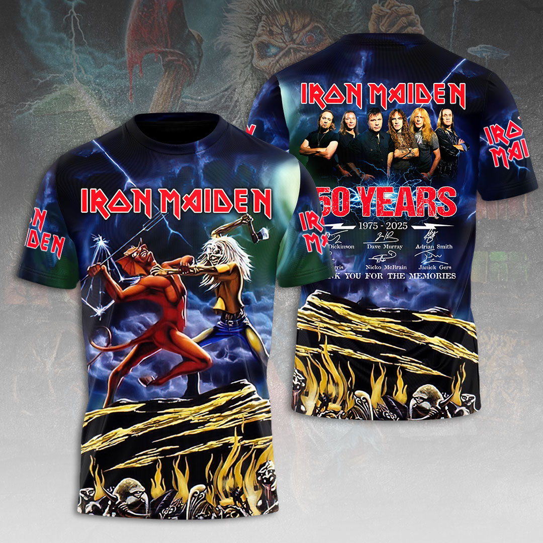 Iron Maiden Metal Legends 1975-2025 Shirt