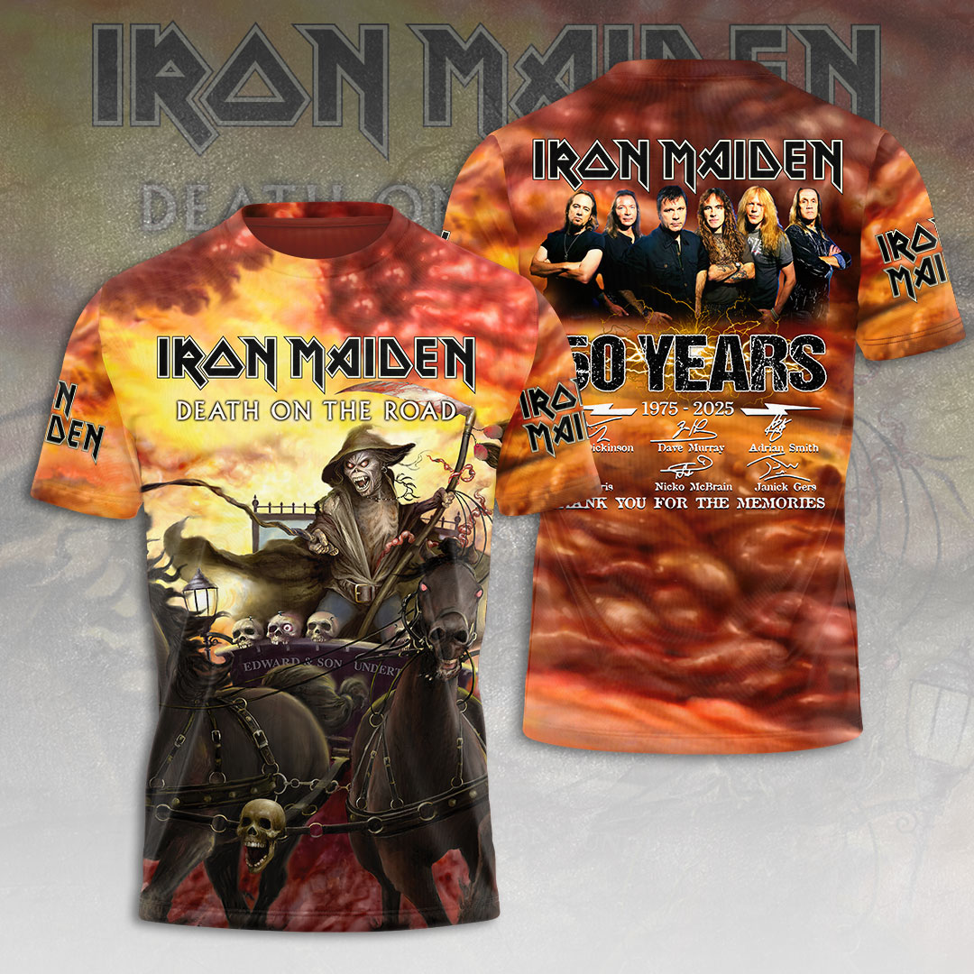 Iron Maiden Retro 60 Years T-Shirt