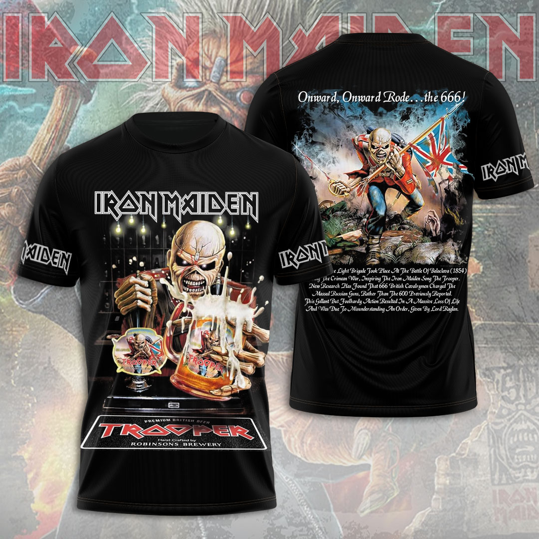 Iron Maiden Tour Badge Shirt