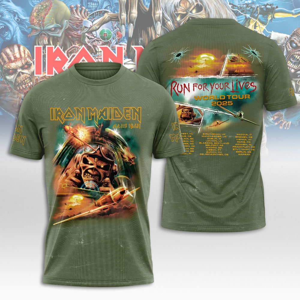 Iron Maiden Retro 3D T-Shirt