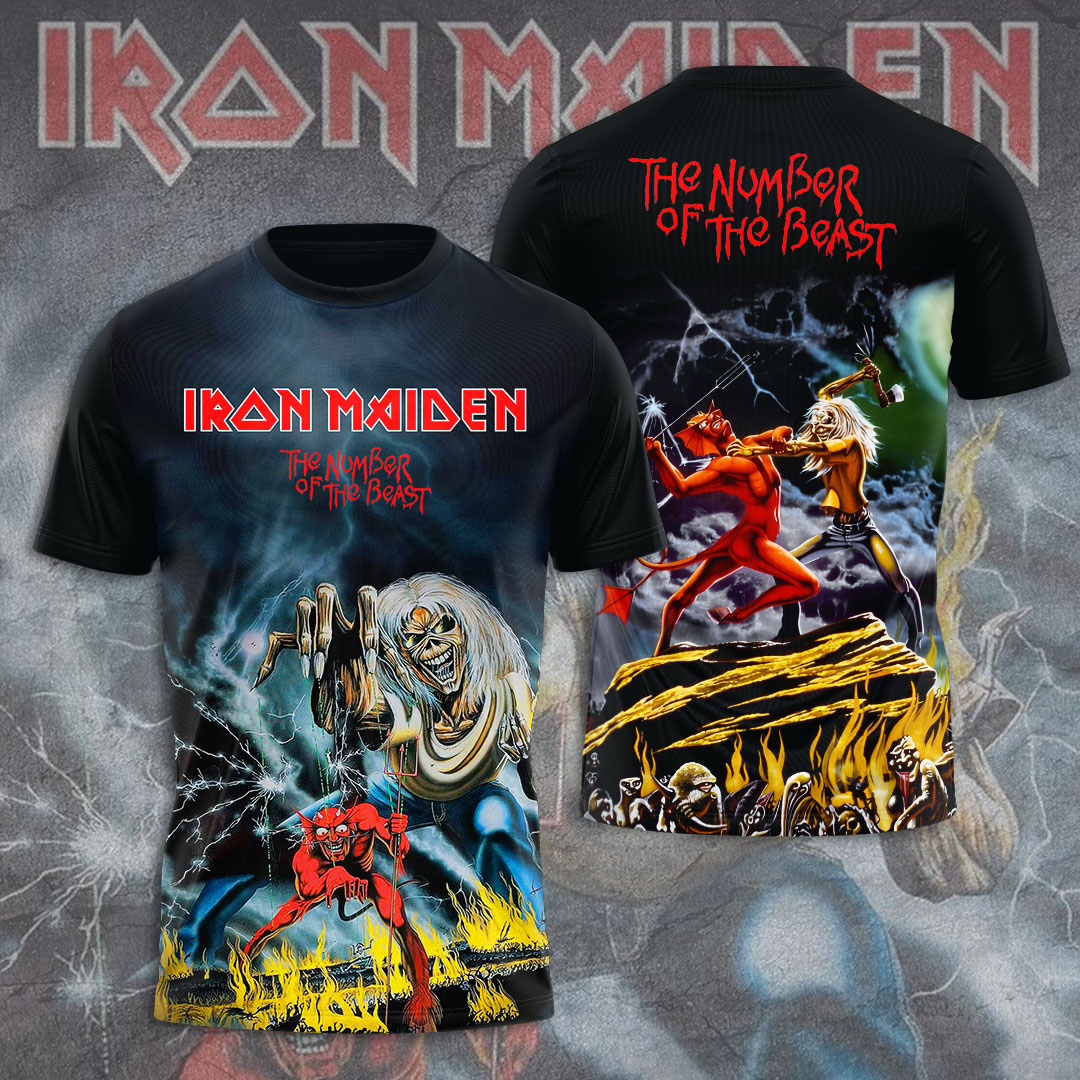 Iron Maiden Fright Night 3D T-Shirt
