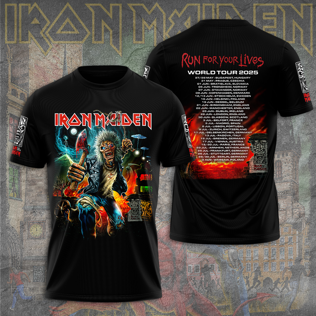 Iron Maiden Powerslave 3D T-Shirt
