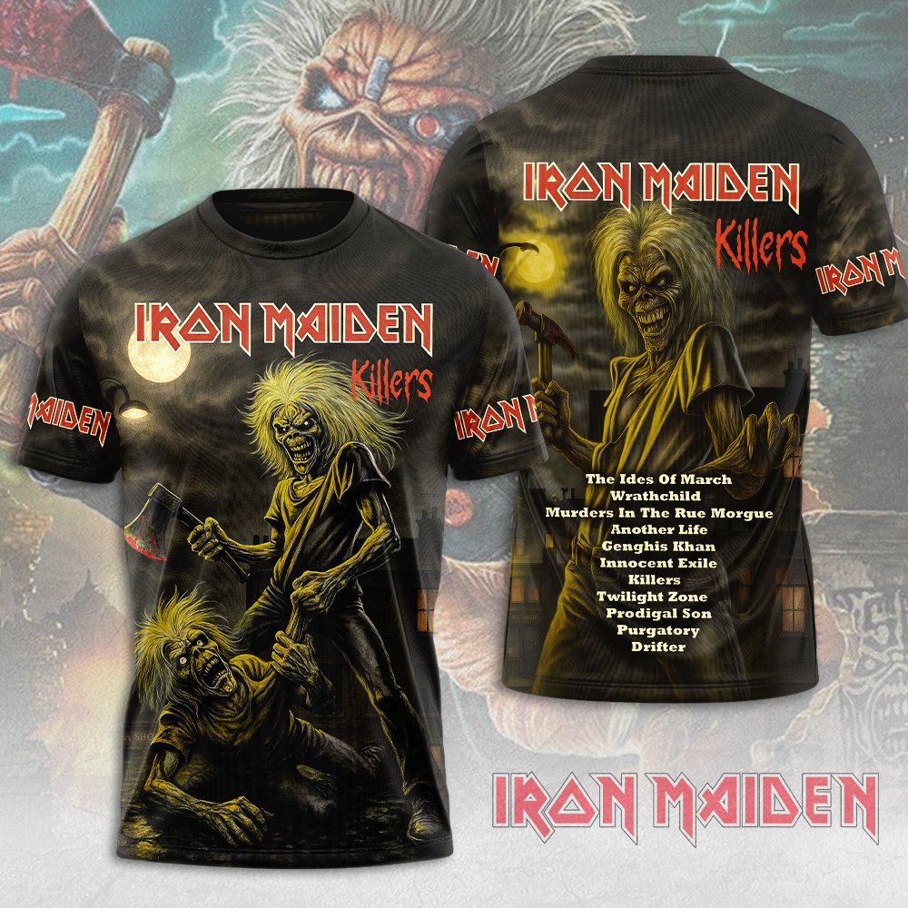Iron Maiden Fear Of The Dark 3D T-Shirt
