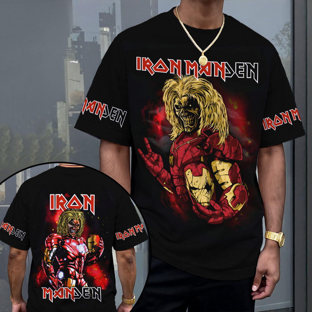 Iron Maiden Classic Metal 3D T-Shirt