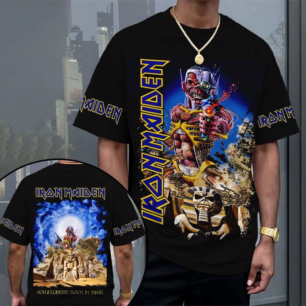 Iron Maiden 80S Metal 3D T-Shirt