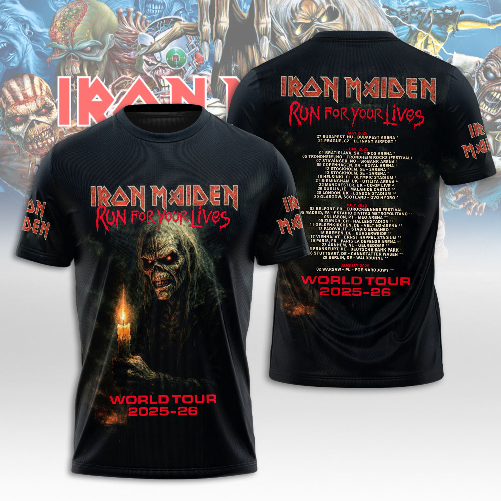 Iron Maiden Piece Of Mind 3D T-Shirt