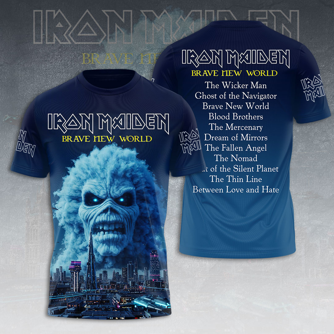 Iron Maiden Iron Maiden World Tour 3D T-Shirt