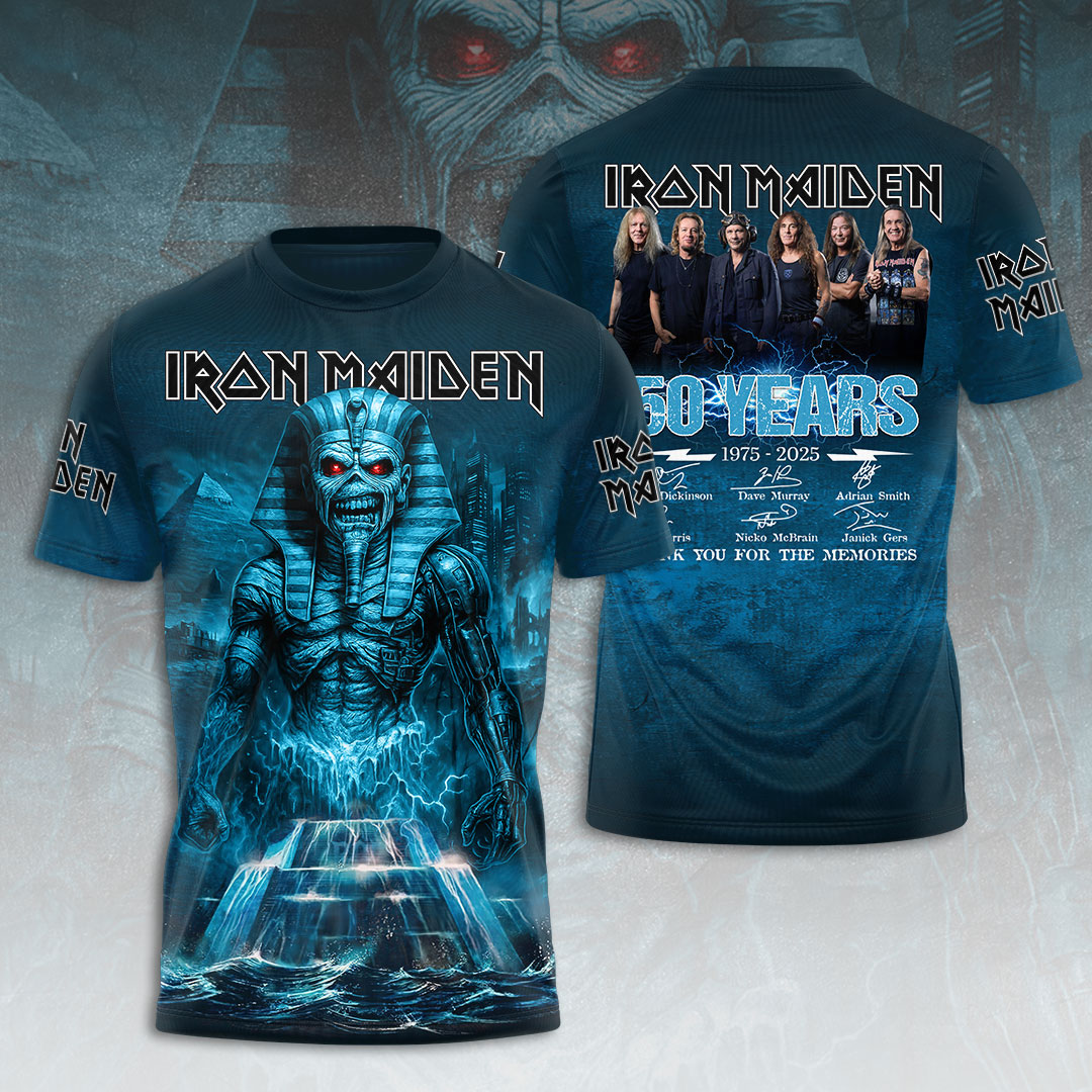 Iron Maiden Book Of Souls 3D T-Shirt