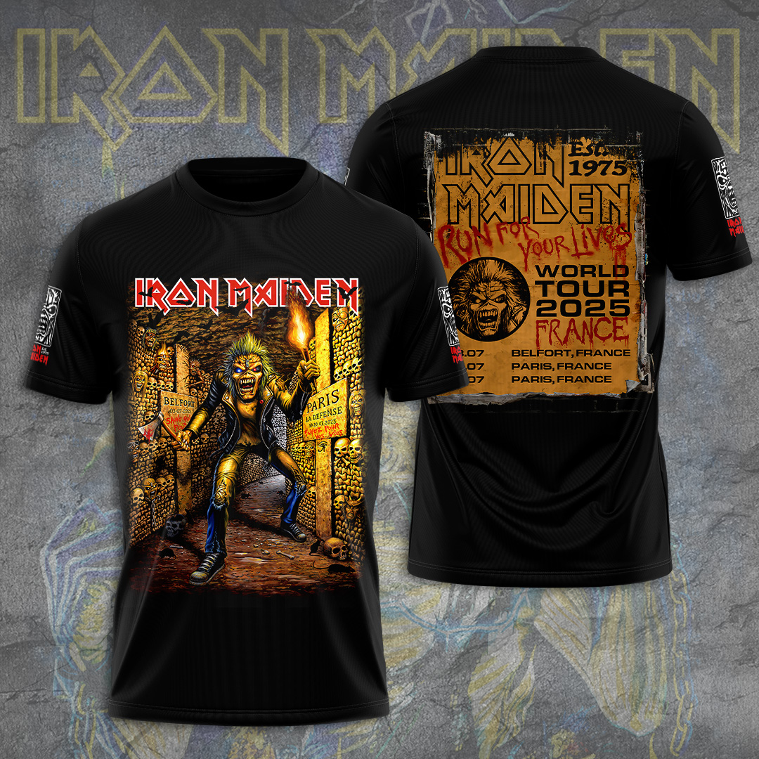 Iron Maiden The Book Of Souls 3D T-Shirt