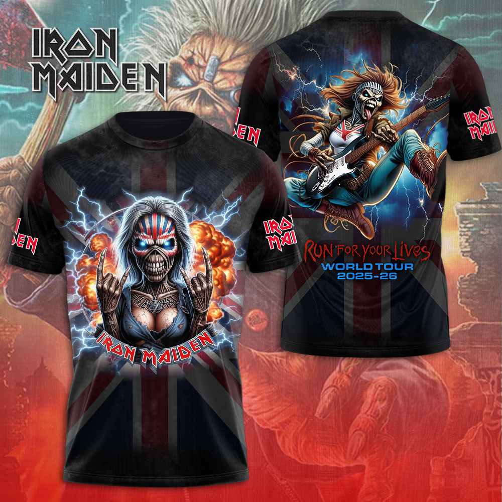 Iron Maiden 90S Metal 3D T-Shirt