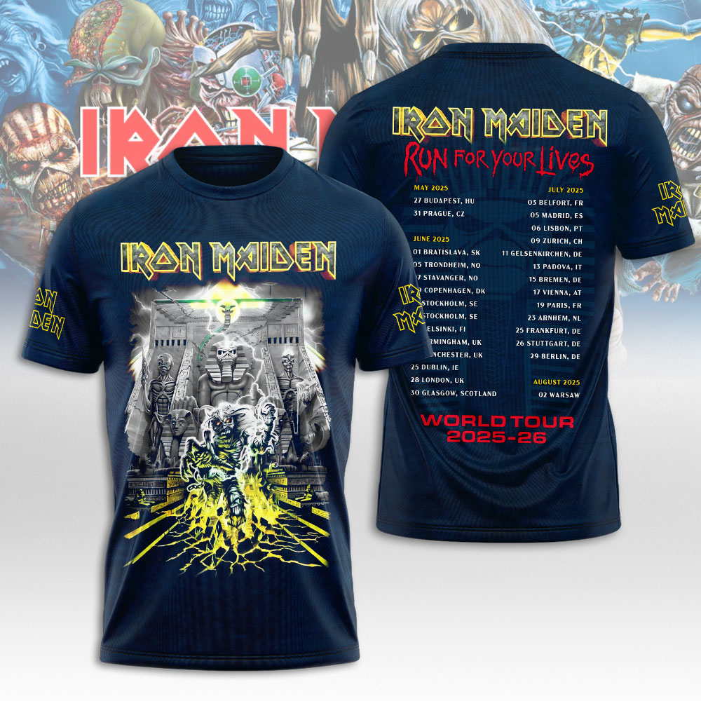 Iron Maiden Eddie Cyber 3D T-Shirt