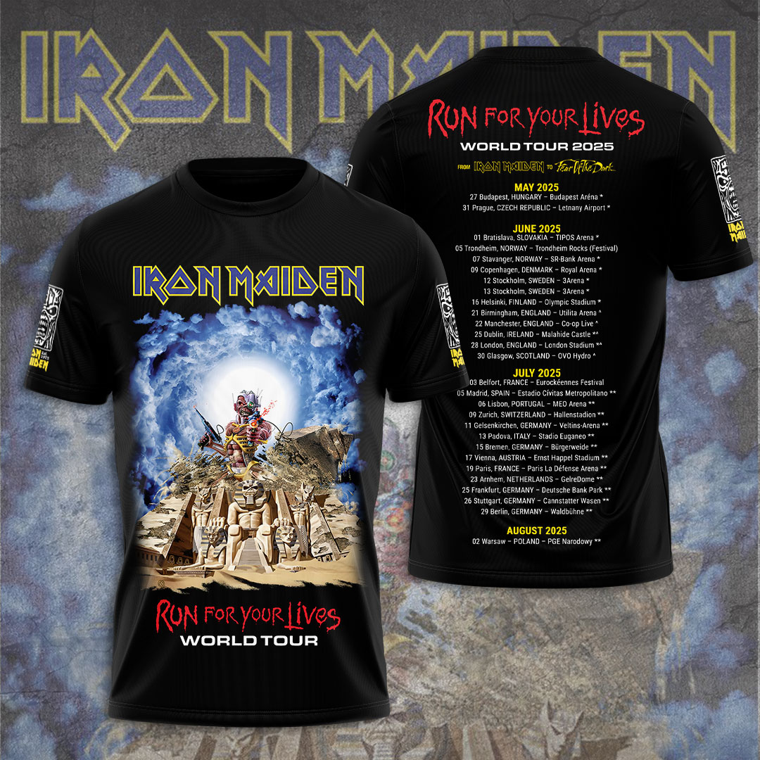 Iron Maiden New Wave Of British Heavy Metal 3D T-Shirt