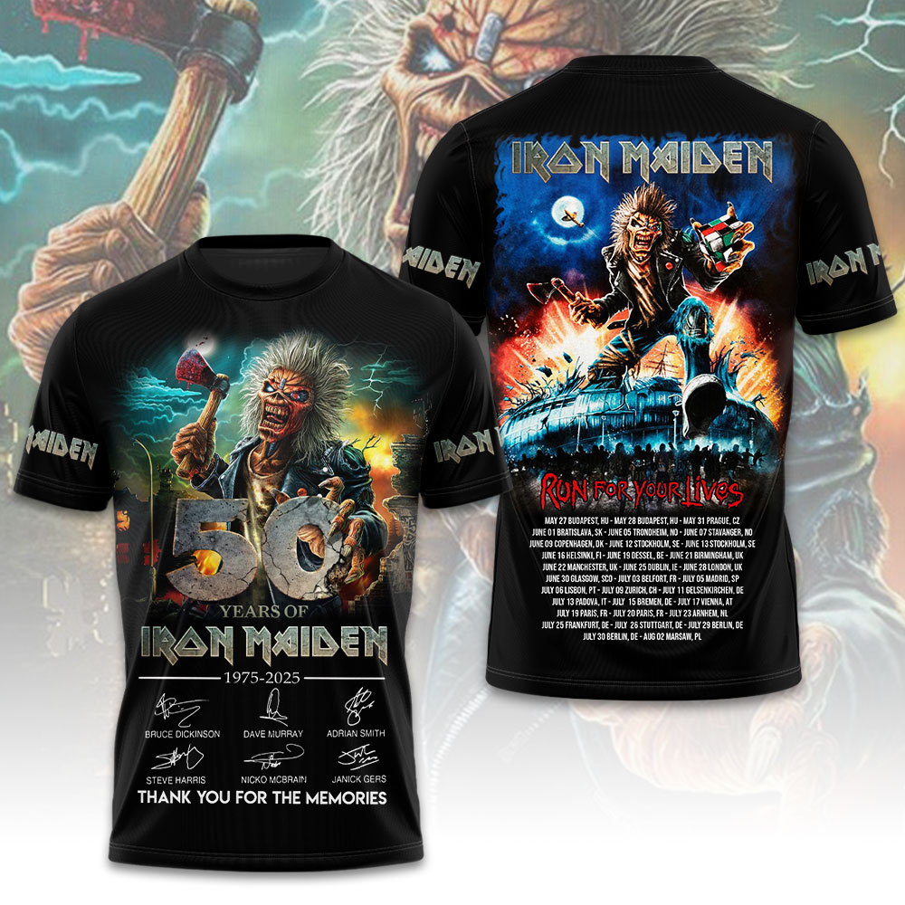Iron Maiden Mascot Art 3D T-Shirt