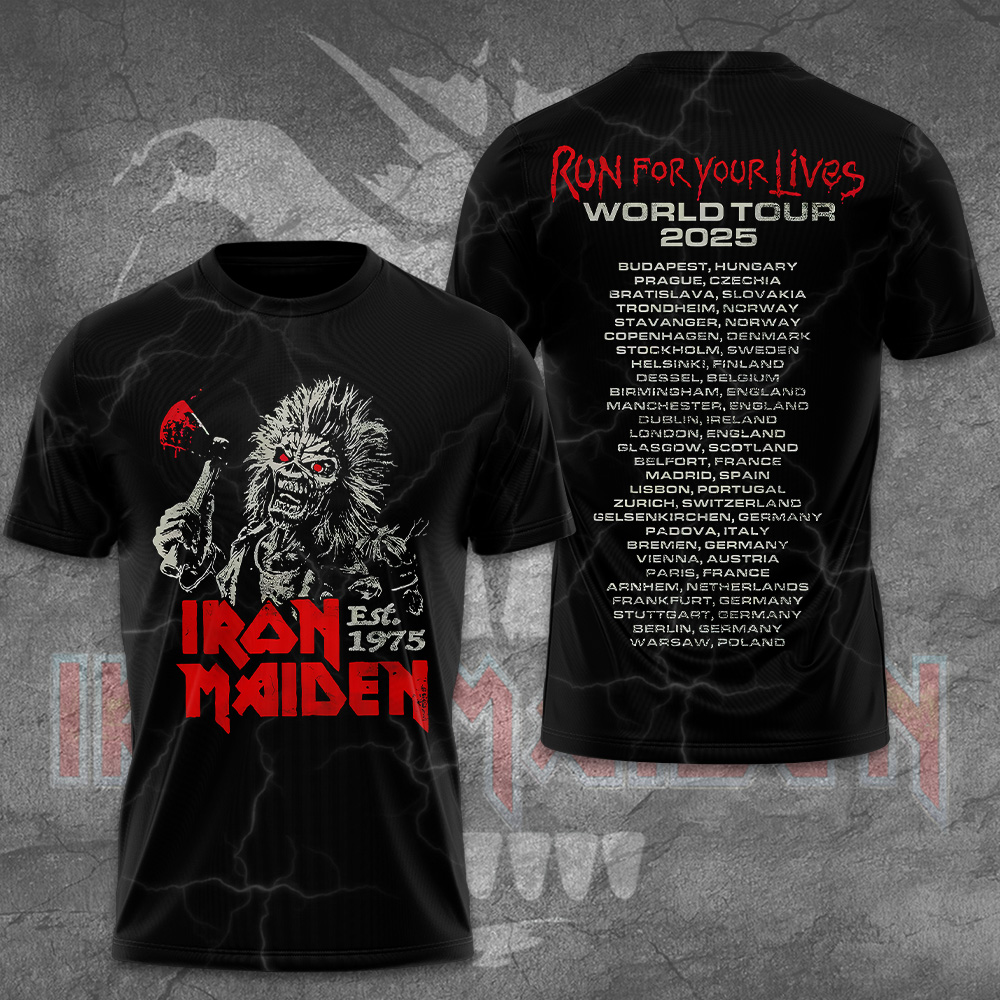 Iron Maiden Eddie Warlord 3D T-Shirt