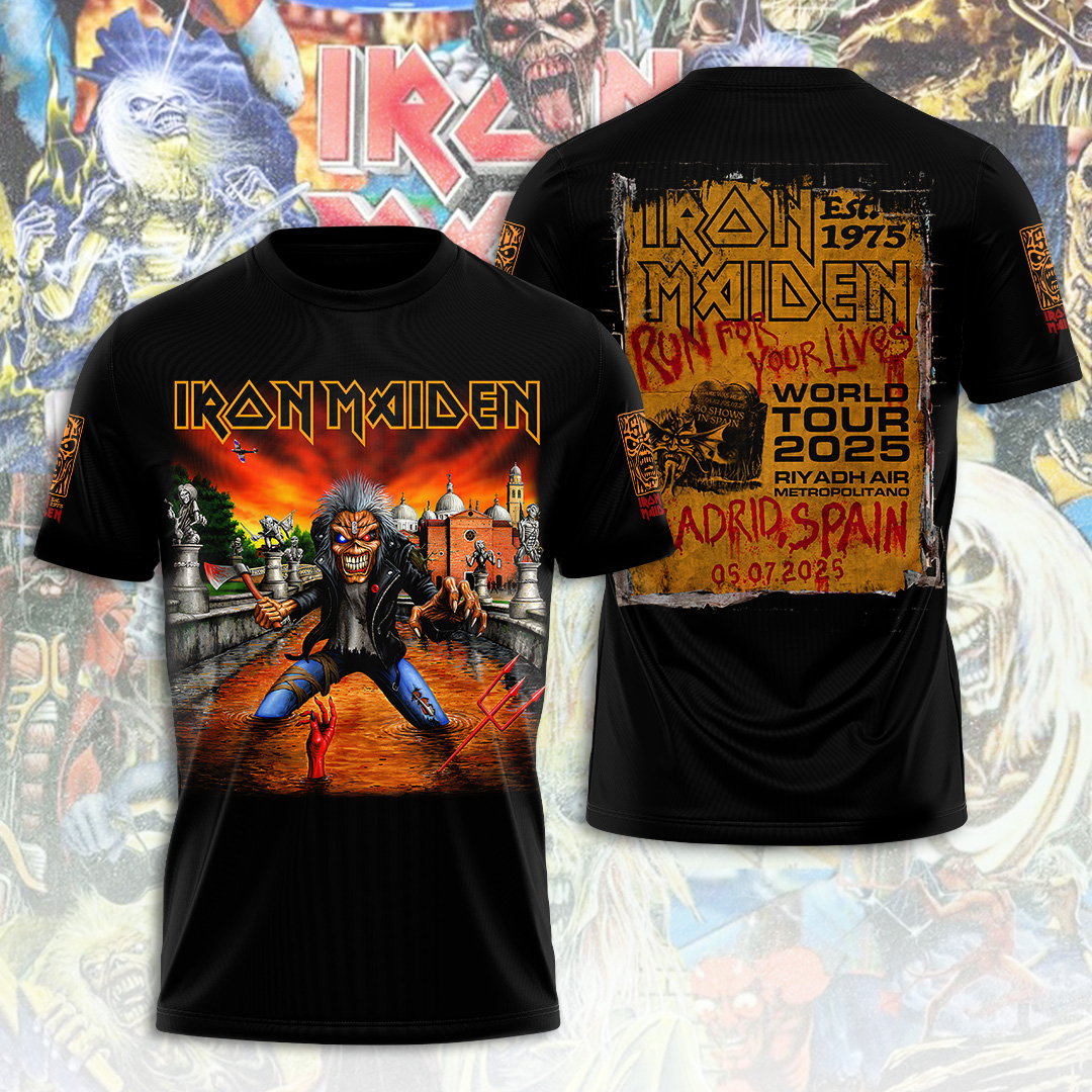 Iron Maiden Eddie Promo 3D T-Shirt