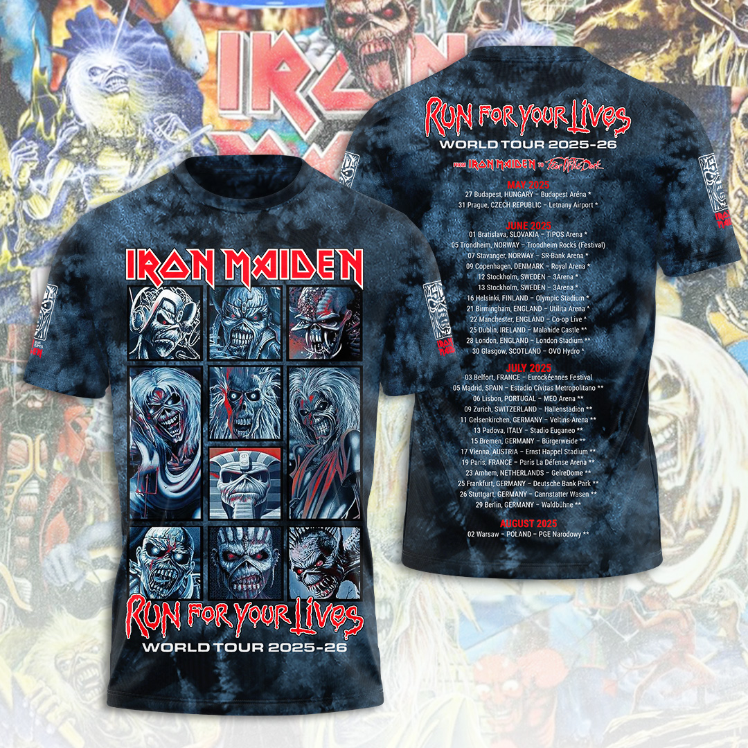 Iron Maiden Eddie Zombie 3D T-Shirt
