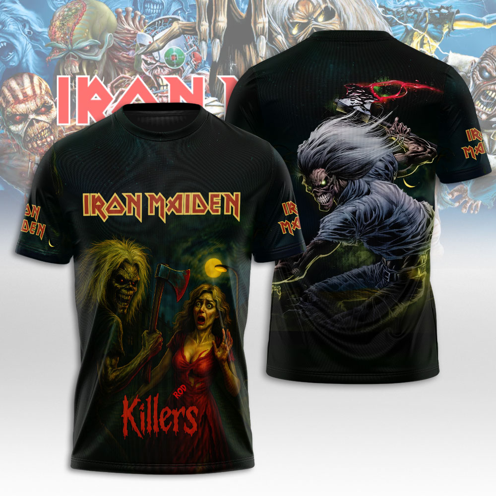 Iron Maiden Guitar Solos 3D T-Shirt