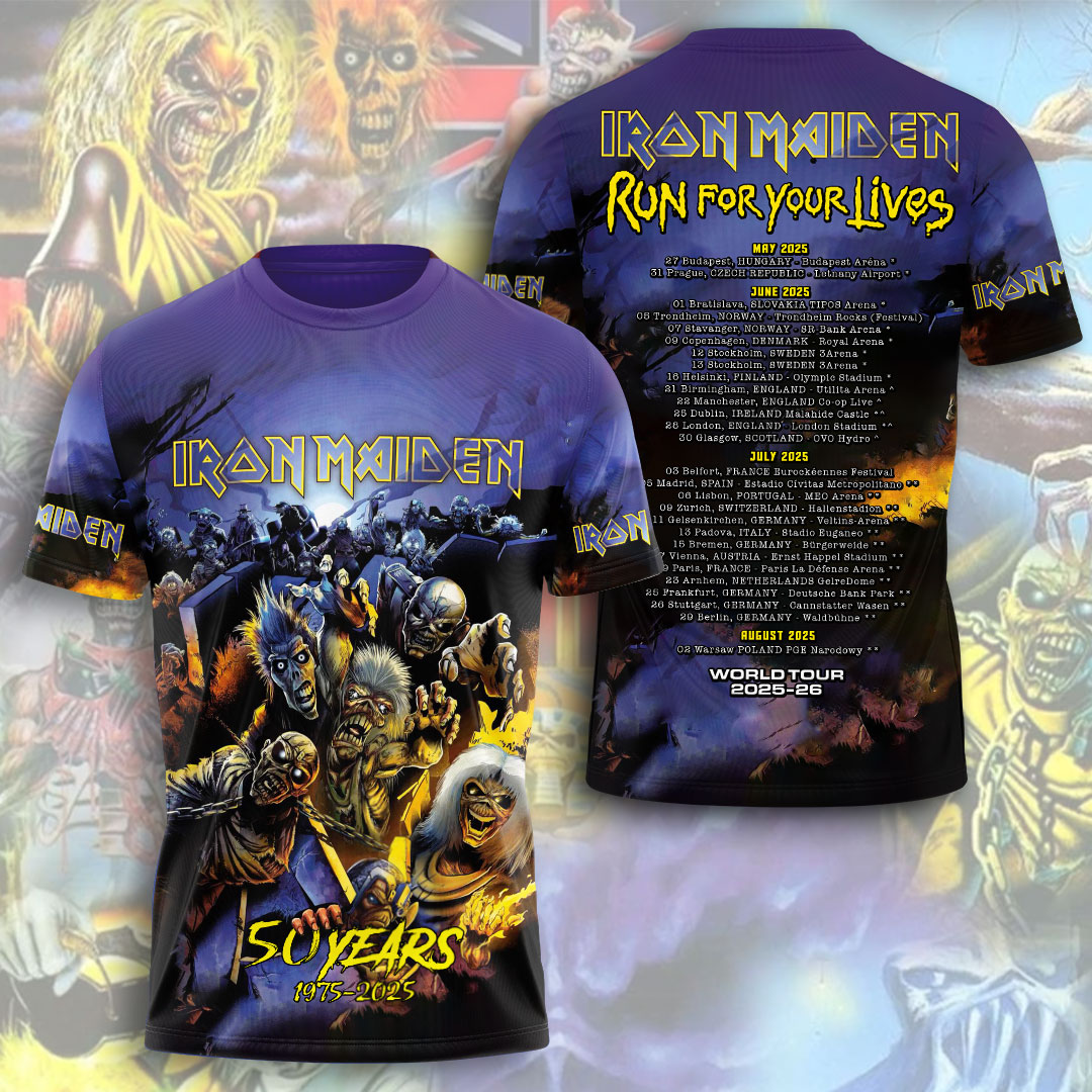 Iron Maiden Design 3D T-Shirt