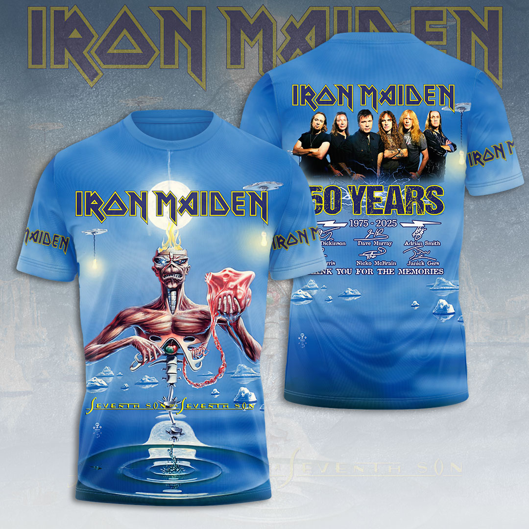 Iron Maiden Rock 3D T-Shirt