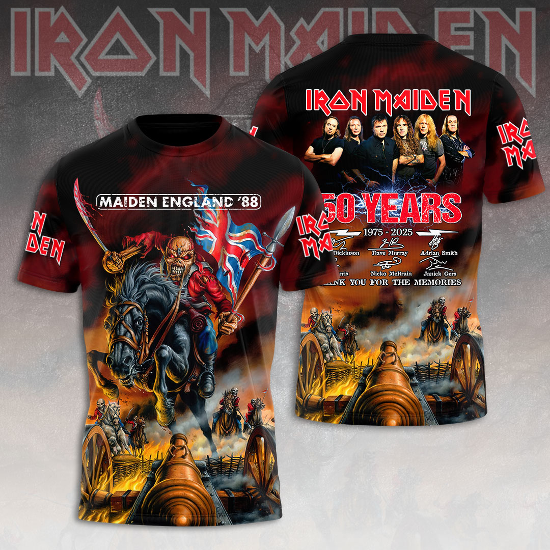 Iron Maiden Music Merchandise 3D T-Shirt
