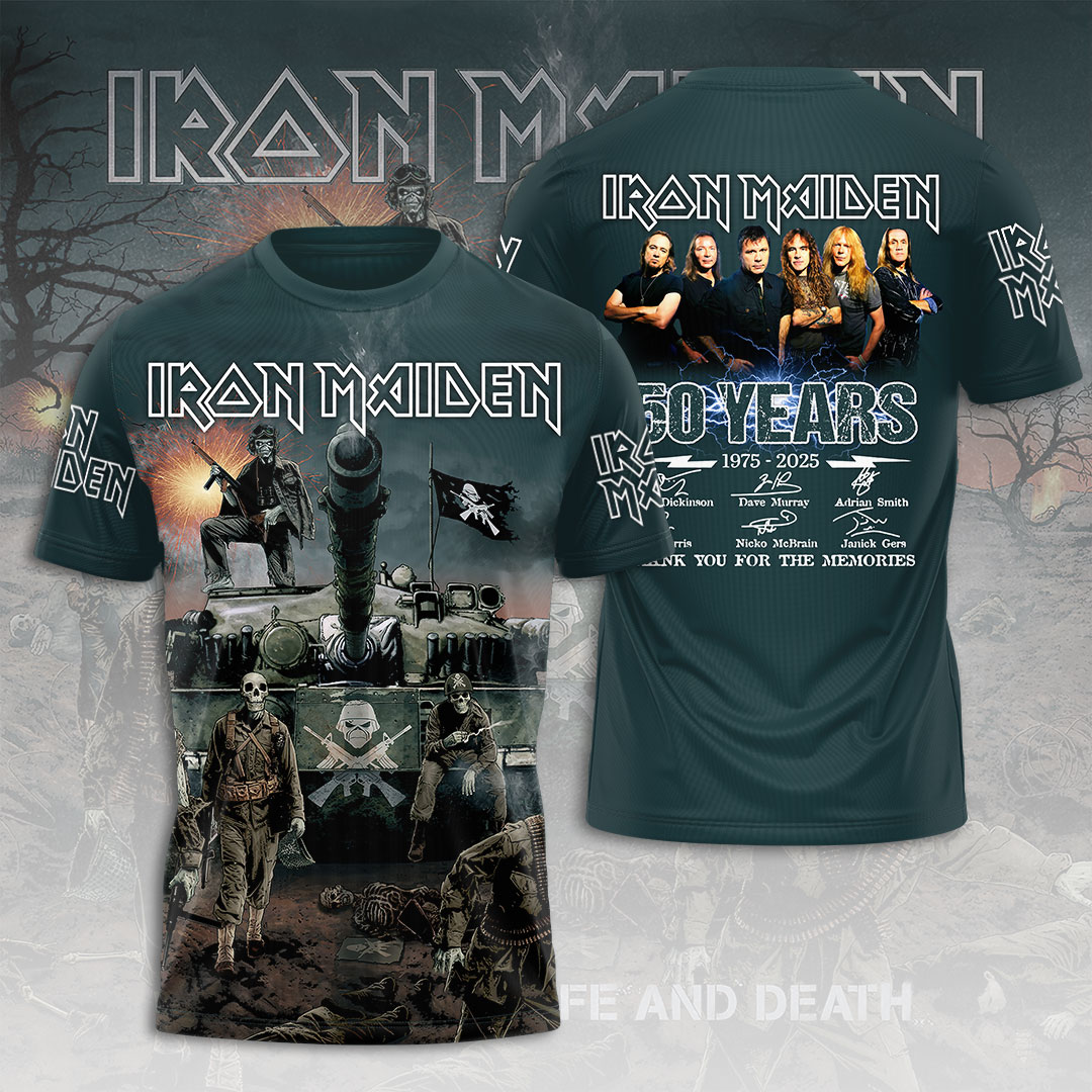 Iron Maiden Graphic 3D T-Shirt