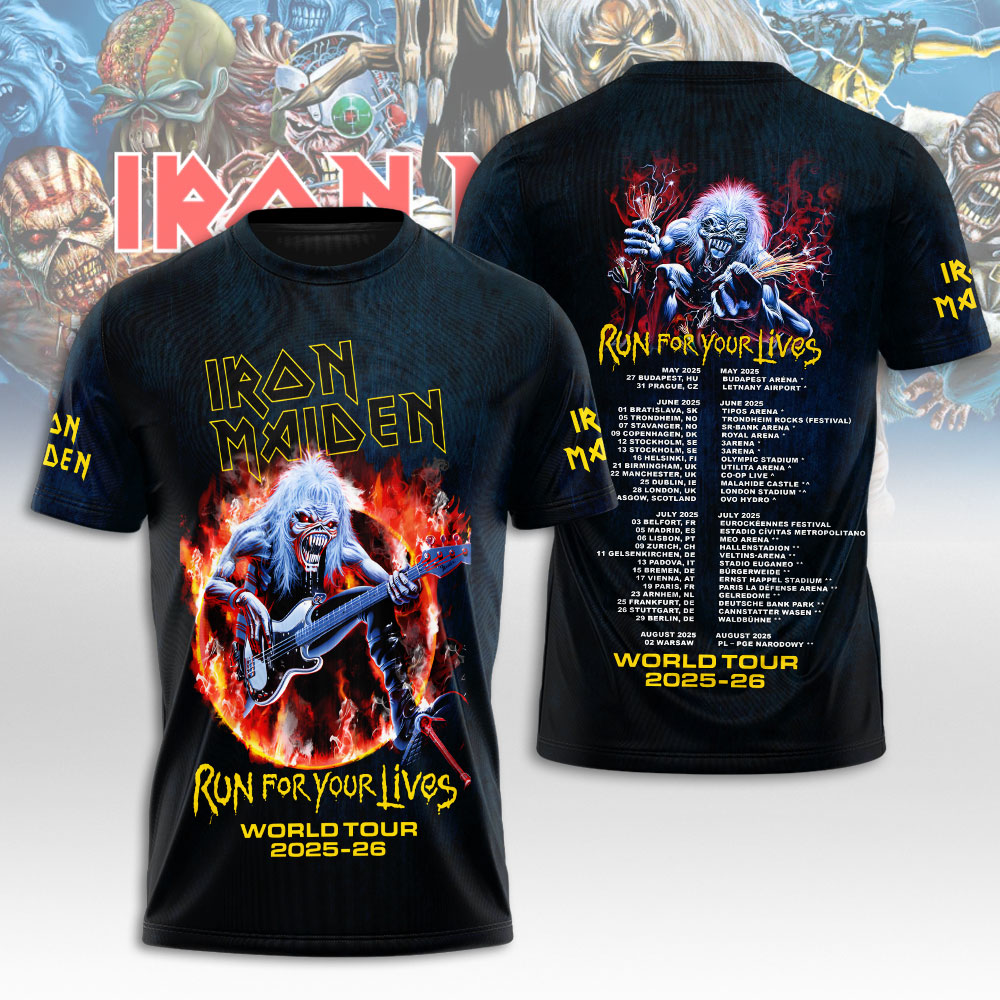 Iron Maiden Steve Harris 3D T-Shirt