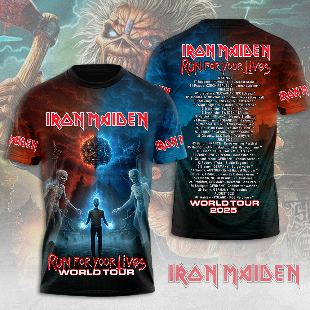Iron Maiden Headbangers 3D T-Shirt
