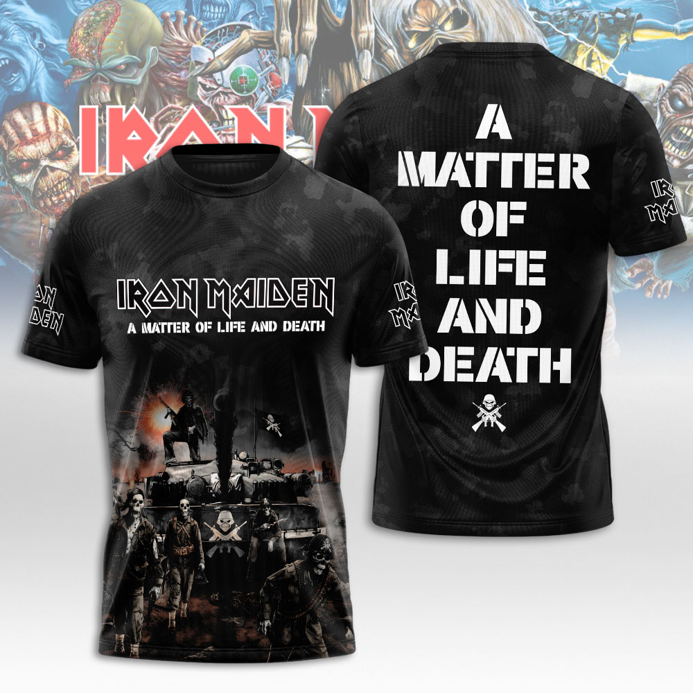 Iron Maiden Bruce Dickinson 3D T-Shirt