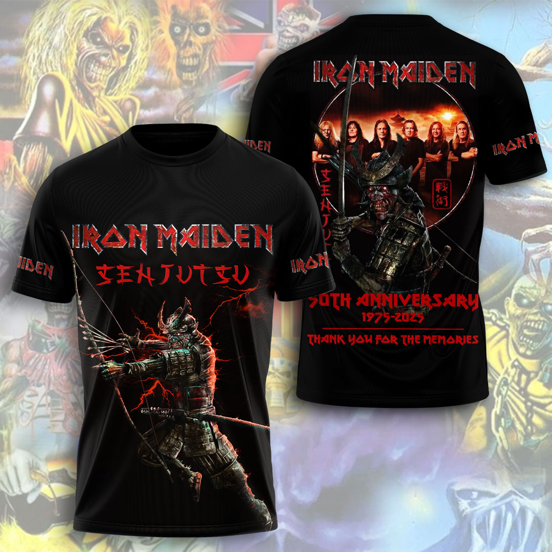 Iron Maiden Nicko Mcbrain 3D T-Shirt
