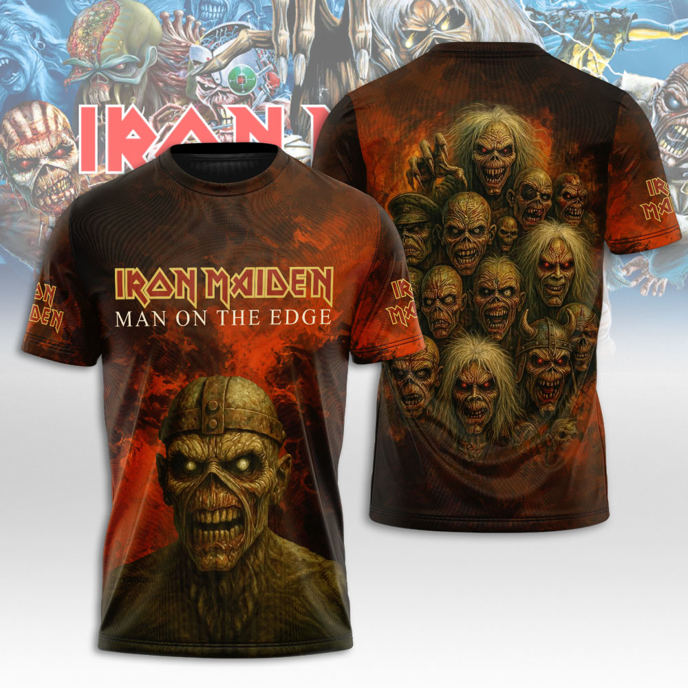 Iron Maiden Guitarist 3D T-Shirt