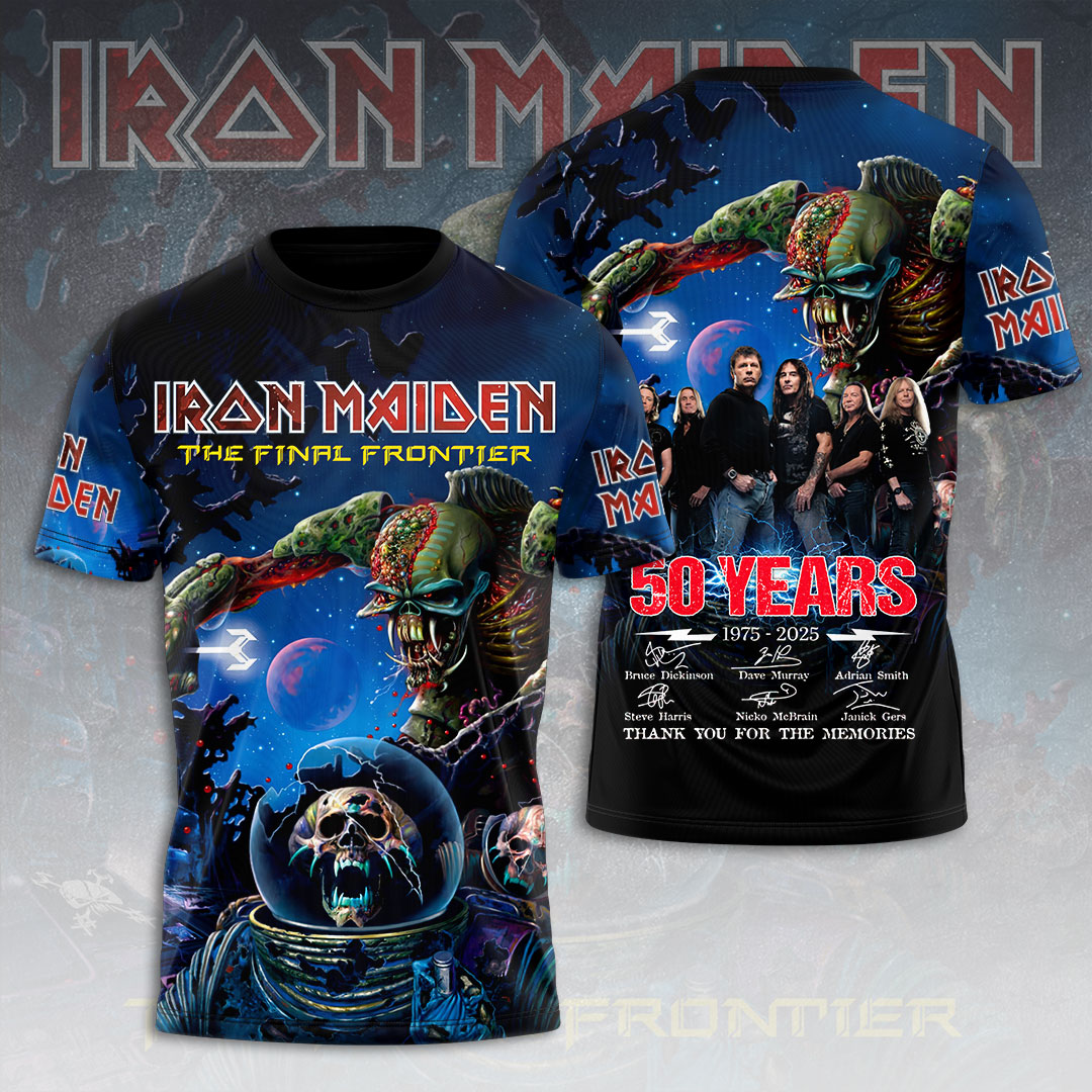 Iron Maiden Paul DiAnno 3D T-Shirt