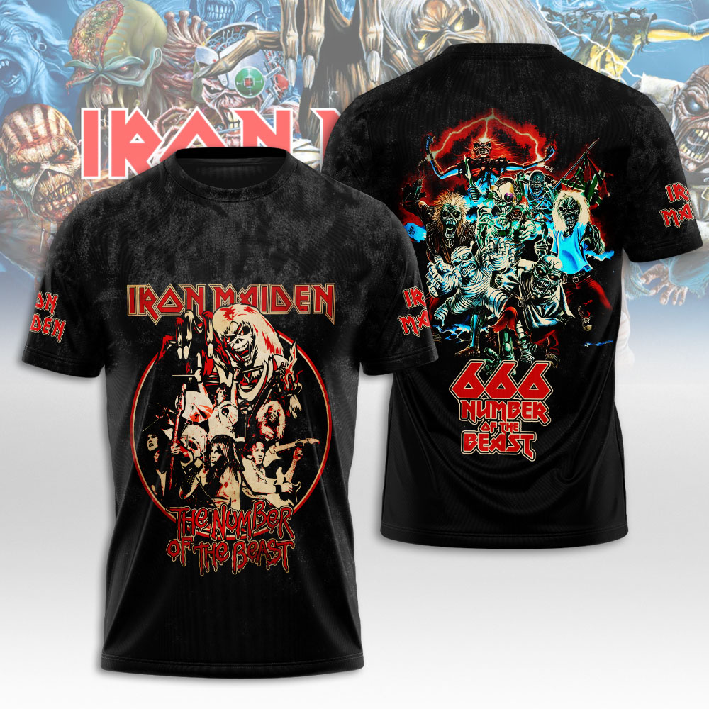 Iron Maiden Janick Gers 3D T-Shirt
