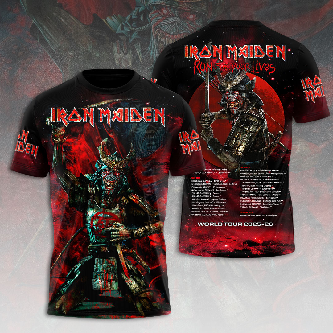 Iron Maiden Chains 3D T-Shirt