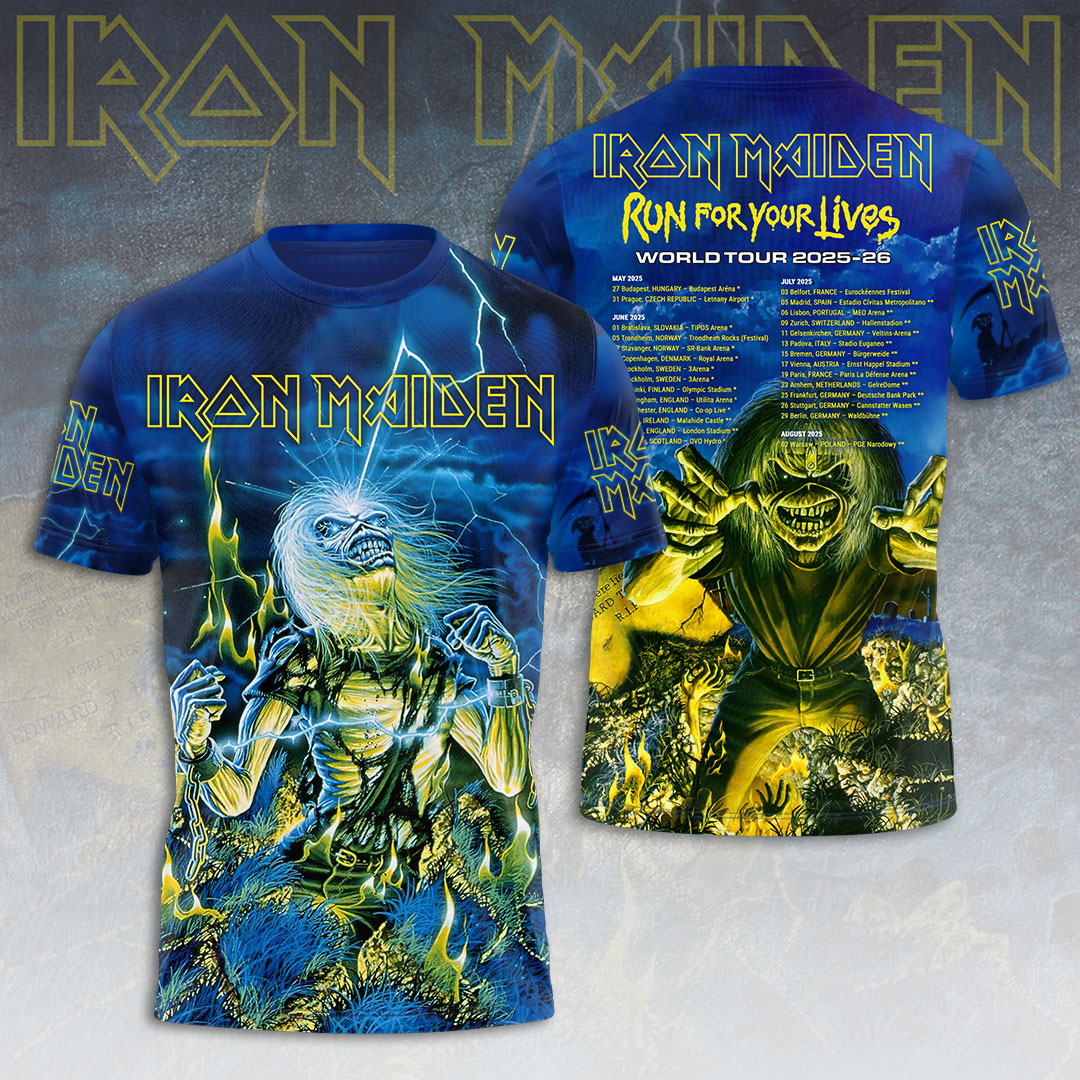 Iron Maiden Dark Art 3D T-Shirt