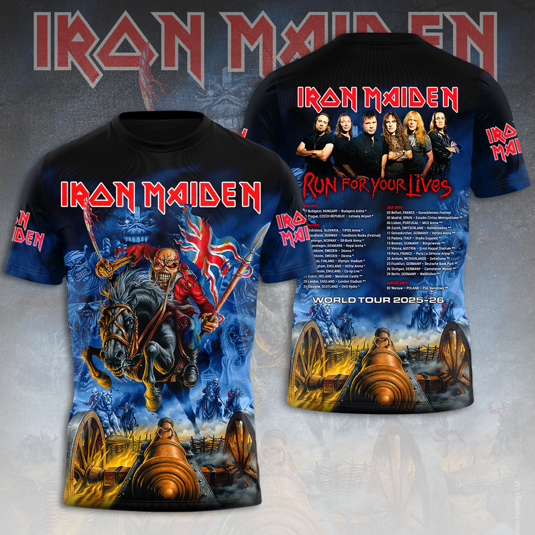 Iron Maiden Skull 3D T-Shirt
