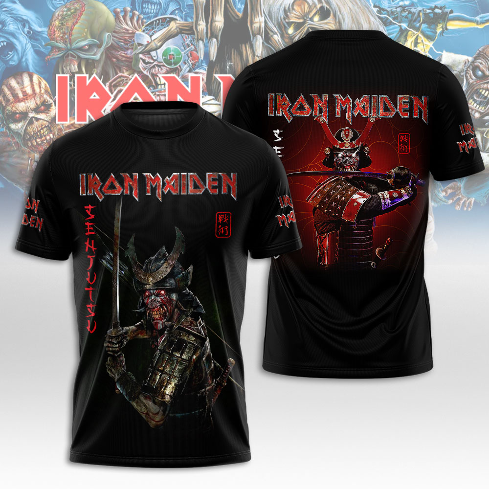 Iron Maiden Black 3D T-Shirt