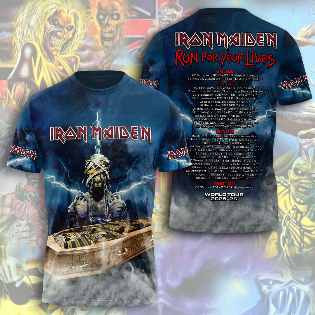 Iron Maiden Iron Maiden Fan Club 3D T-Shirt