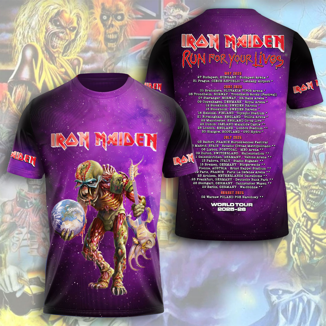 Iron Maiden Merch 3D T-Shirt
