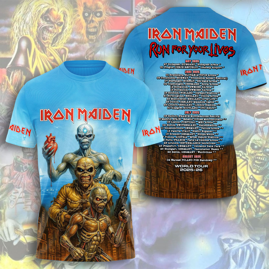 Iron Maiden Armored 3D T-Shirt