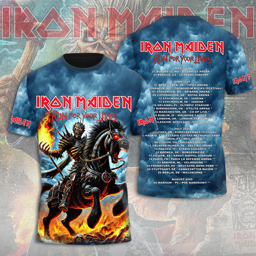 Iron Maiden Rare Shirt 3D T-Shirt