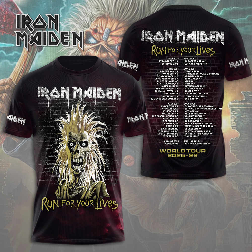 Iron Maiden 1980S Style 3D T-Shirt