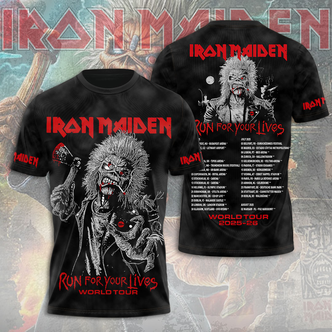 Iron Maiden Live Album 3D T-Shirt