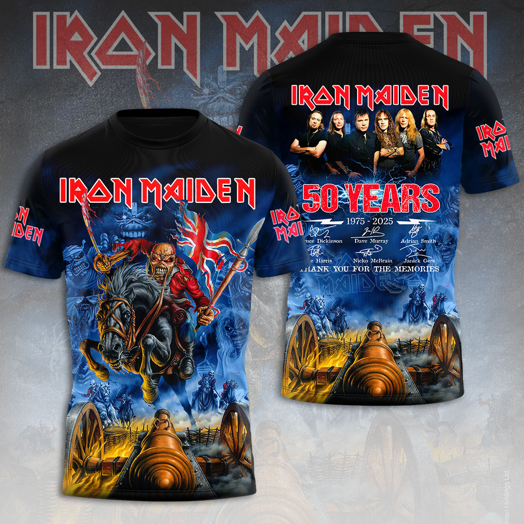 Iron Maiden Live Performance 3D T-Shirt