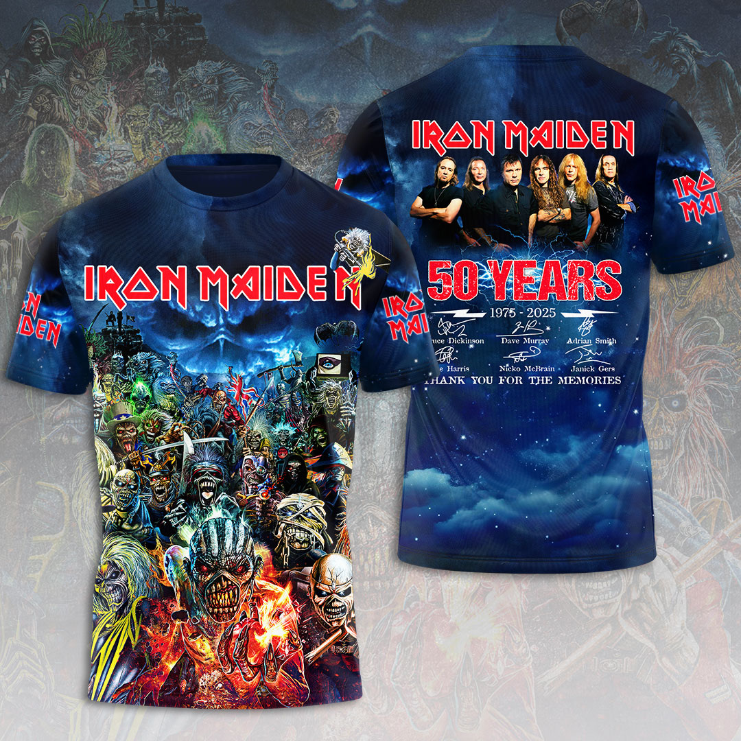 Iron Maiden Headbanger Fashion 3D T-Shirt