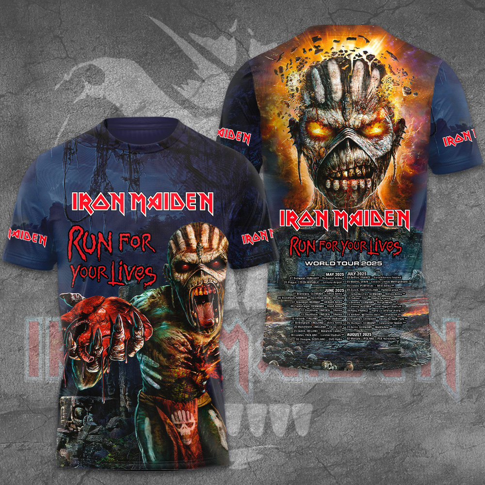 Iron Maiden Essential Tracks 3D T-Shirt