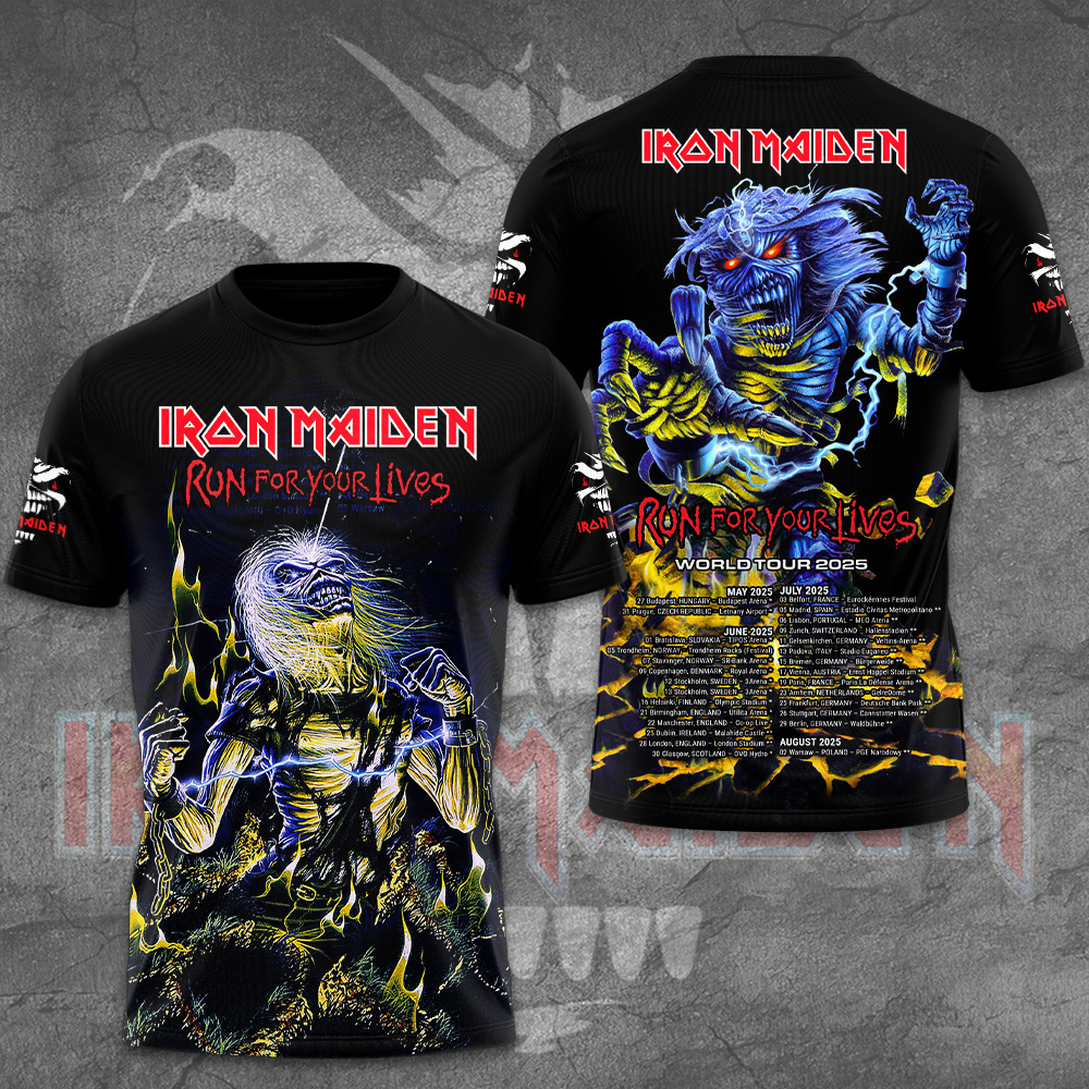 Iron Maiden Iconic Riffs 3D T-Shirt