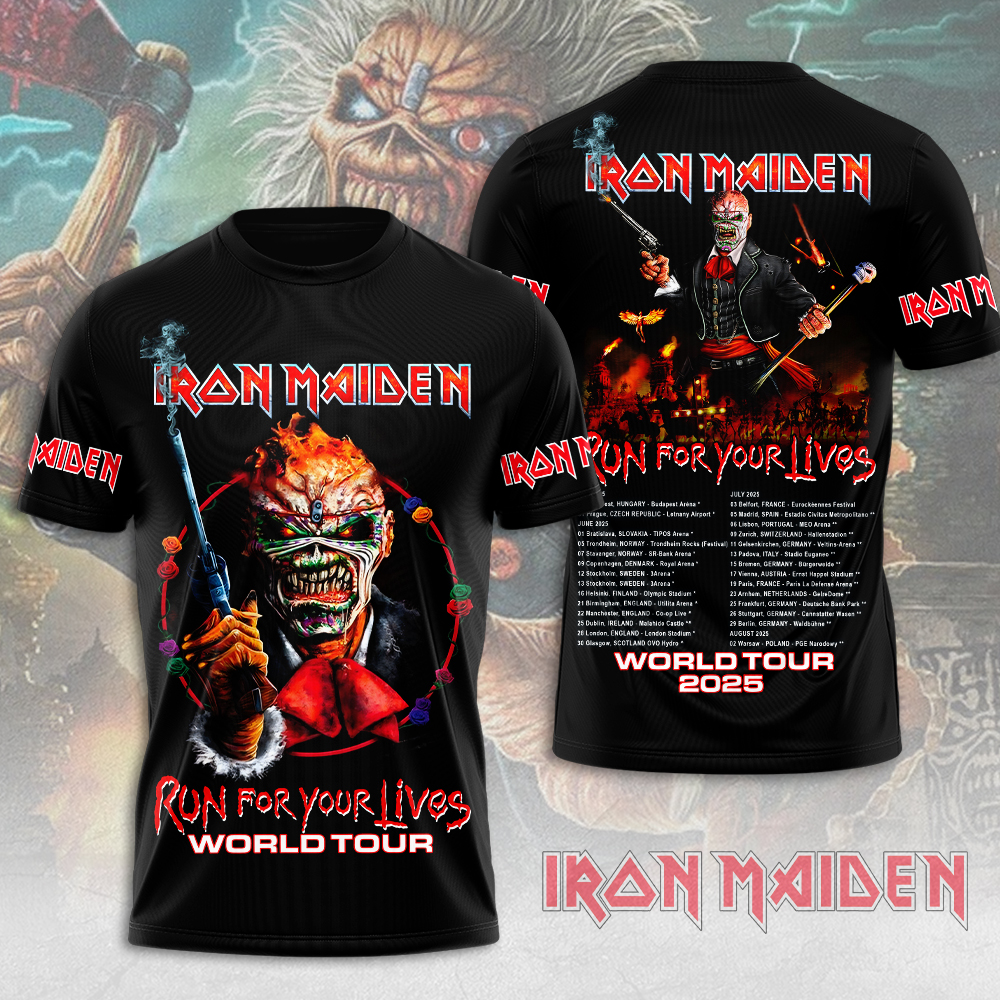 Iron Maiden Archives 3D T-Shirt