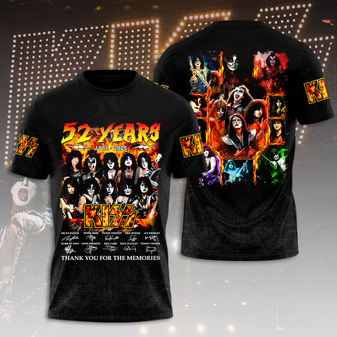 Kiss Band 52 Year Shirt