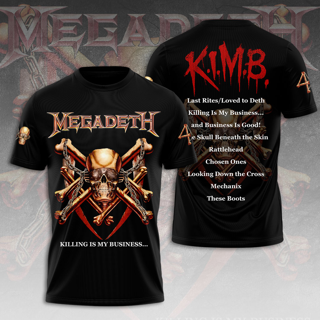 Megadeth K.I.M.B 2026 3D Shirt